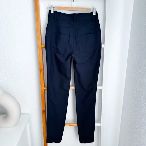 Lululemon City Sleek 5 Pocket High Rise  Pant 30" True Navy Dark Blue - Picture 3 of 16